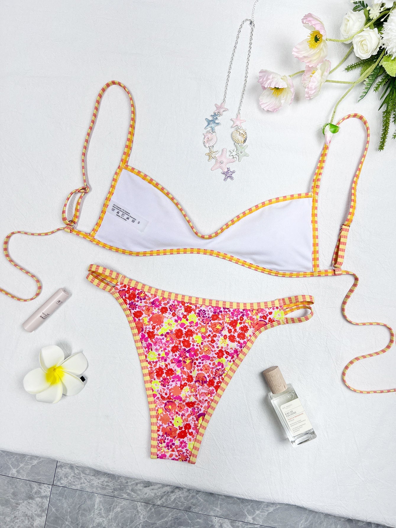 Floral Print Bikini Set – Two-Piece Chic Summer Swimsuit for Beach & Vacation
