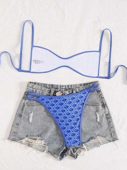 Floral Print Bikini Set – Two-Piece Chic Summer Swimsuit for Beach & Vacation