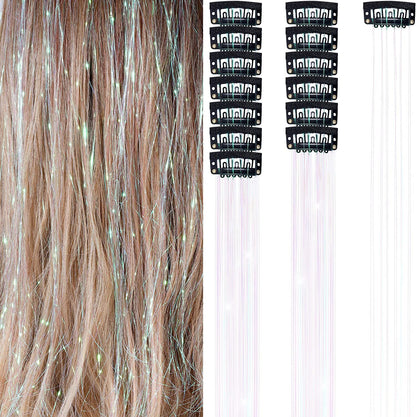 Buy 1 Get 1 Free 🔥 Fairy Hair Metal Wire Set|6-Piece Clip-On Rainbow Hair Accessories