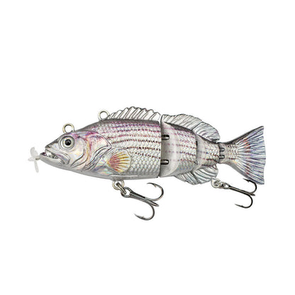 Robotic Artificial Fishing Lure|5.1in Multi-Segment 4-Jointed USB Rechargeable Electric Swimbait