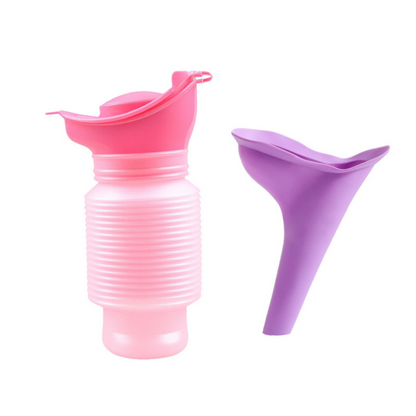 Portable Emergency Urinal – Leak-Proof, Collapsible & Spill-Proof for Travel