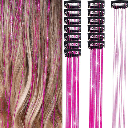 Buy 1 Get 1 Free 🔥 Fairy Hair Metal Wire Set|6-Piece Clip-On Rainbow Hair Accessories