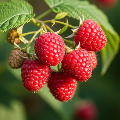 Rare Red Raspberry Plants Kit –Sweet Non-GMO Heirloom for Home Garden
