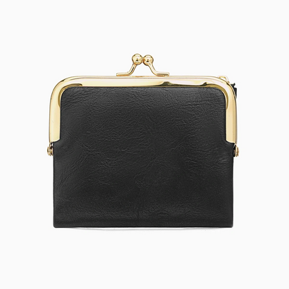 Women's Vintage Style Foldable RFID Blocking Leather Wallet