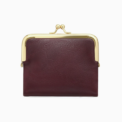 Women's Vintage Style Foldable RFID Blocking Leather Wallet