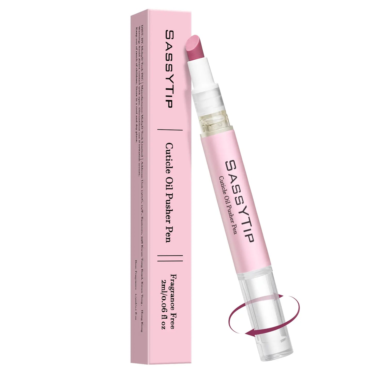 2-in-1 Ceramic  Cuticle Oil Pusher Pen