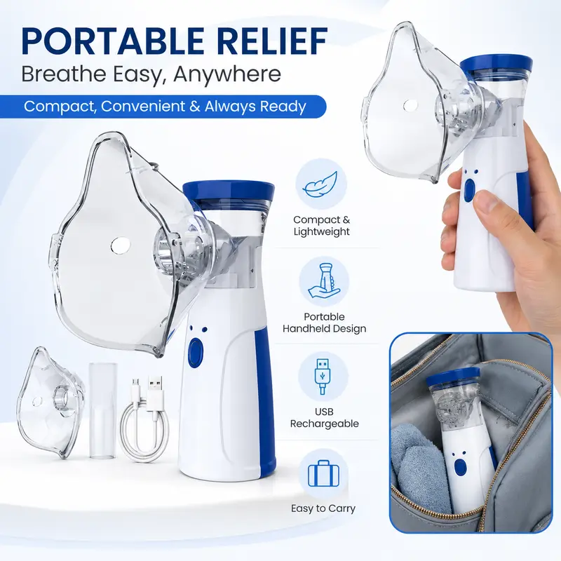 Portable Ultrasonic handheld Nebulizer Machine