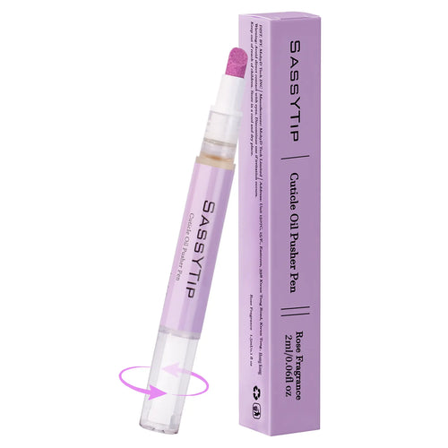 2-in-1 Ceramic  Cuticle Oil Pusher Pen
