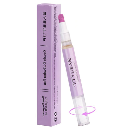 2-in-1 Ceramic  Cuticle Oil Pusher Pen