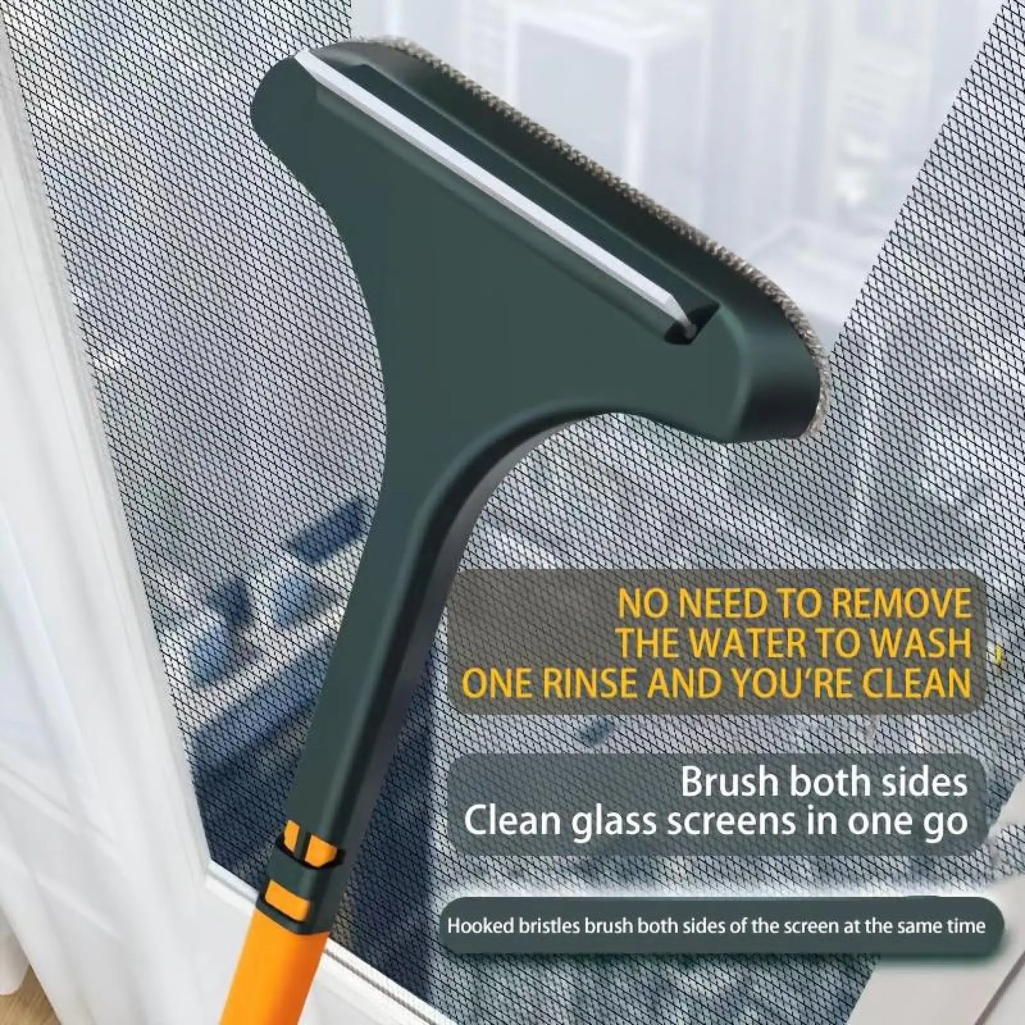 Window Cleaning Mesh Screen Brush