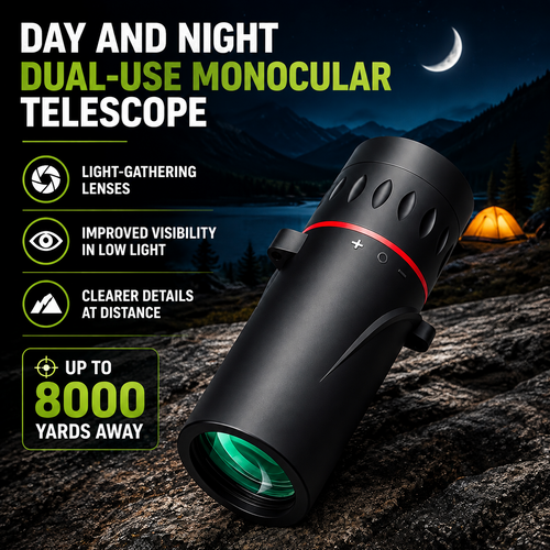 AI15 Day/Night Dual-Use Monocular | 8000m Long Distance Detection Range