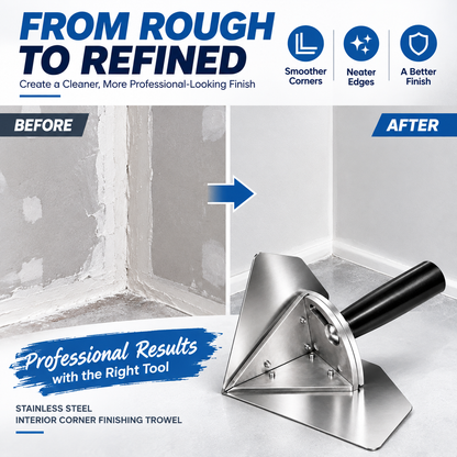 Stainless Steel Interior Corner Finishing Trowel
