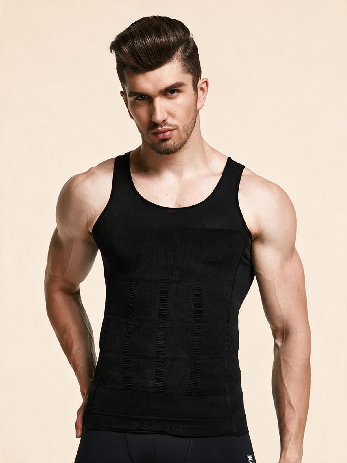 Men's Fitted Compression Body Shaper Tank Top