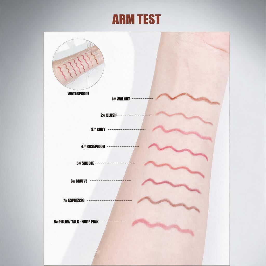 Waterproof Gel Lip Liner – Long-Lasting Precision Pencil