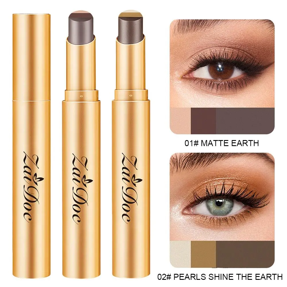 3-in-1 Waterproof Shimmer Eyeshadow Stick Set