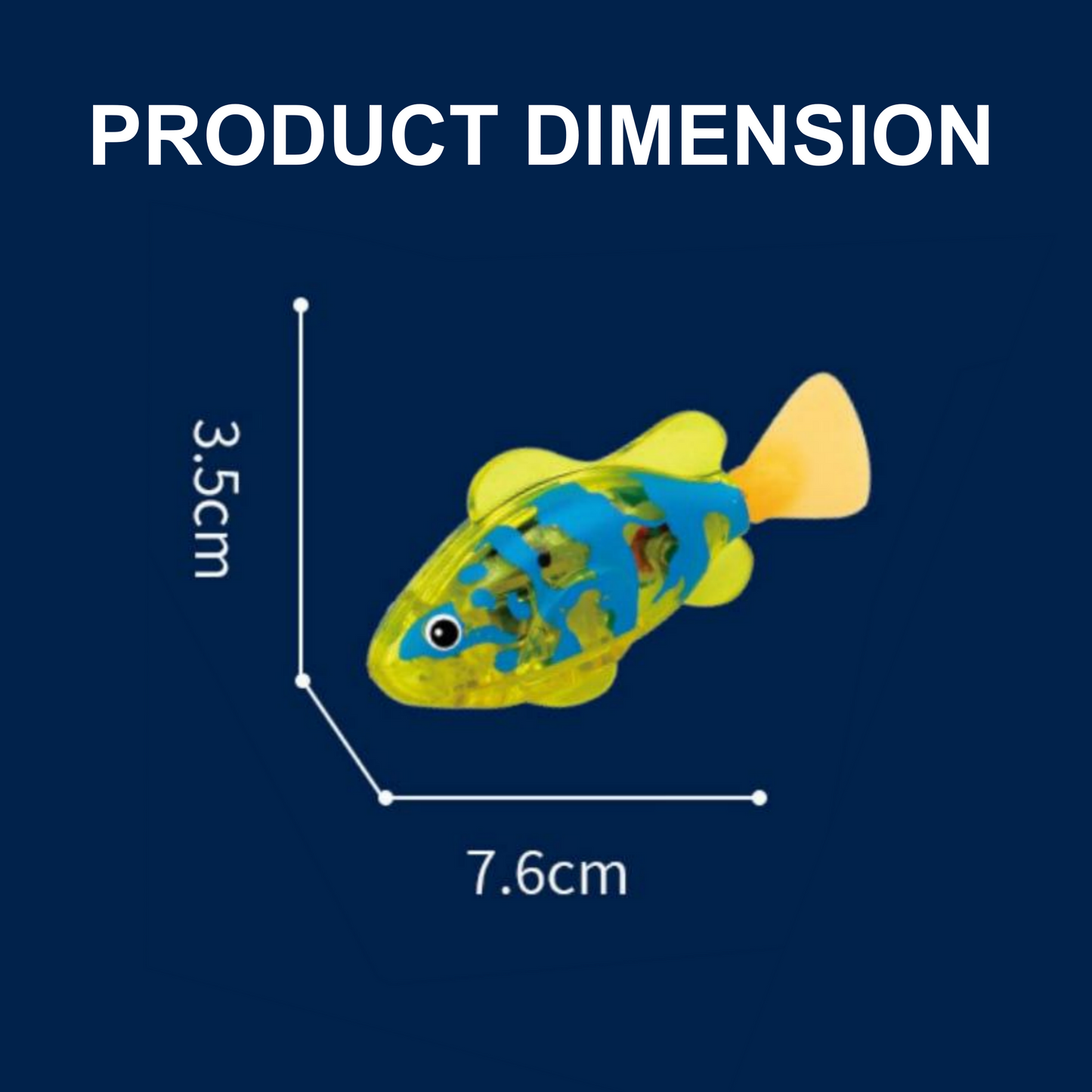 Interactive Robotic Fish Toy for Kids – Water Activated Swimming Fish