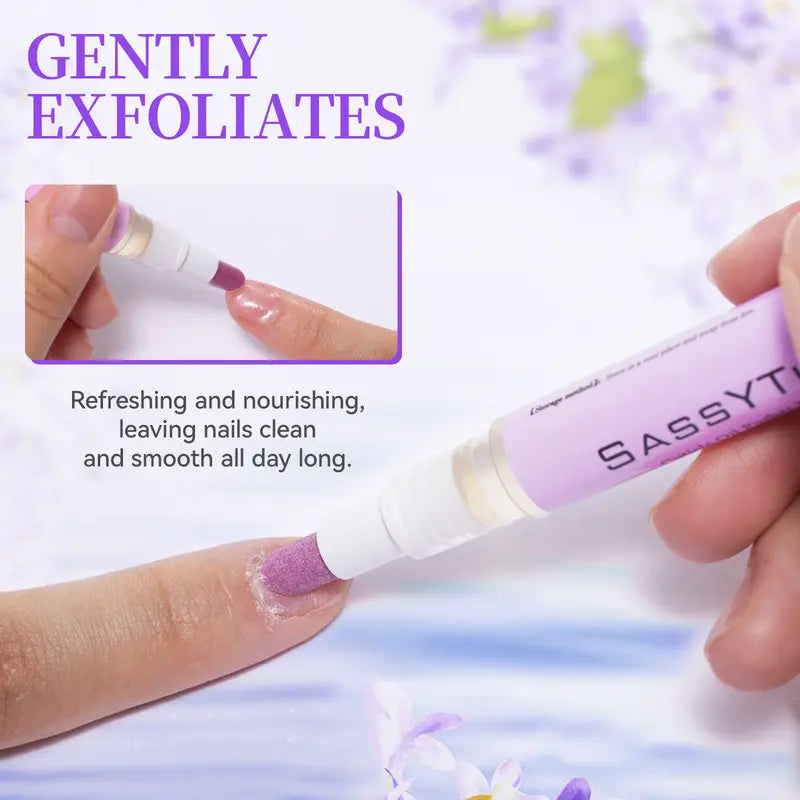 2-in-1 Ceramic  Cuticle Oil Pusher Pen