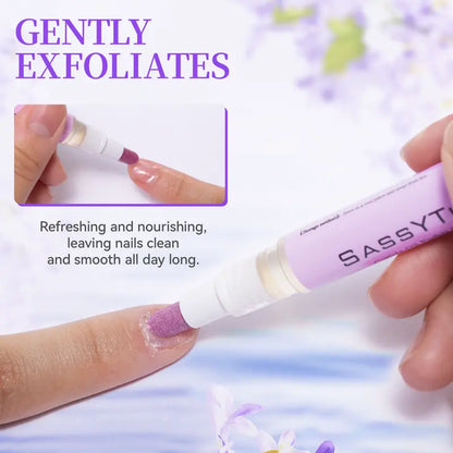 2-in-1 Ceramic  Cuticle Oil Pusher Pen