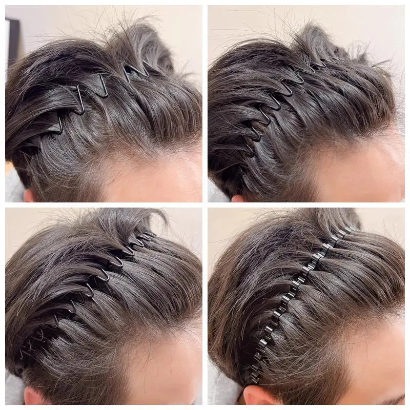 Men & Women's 6-Count Elastic Headbands Set