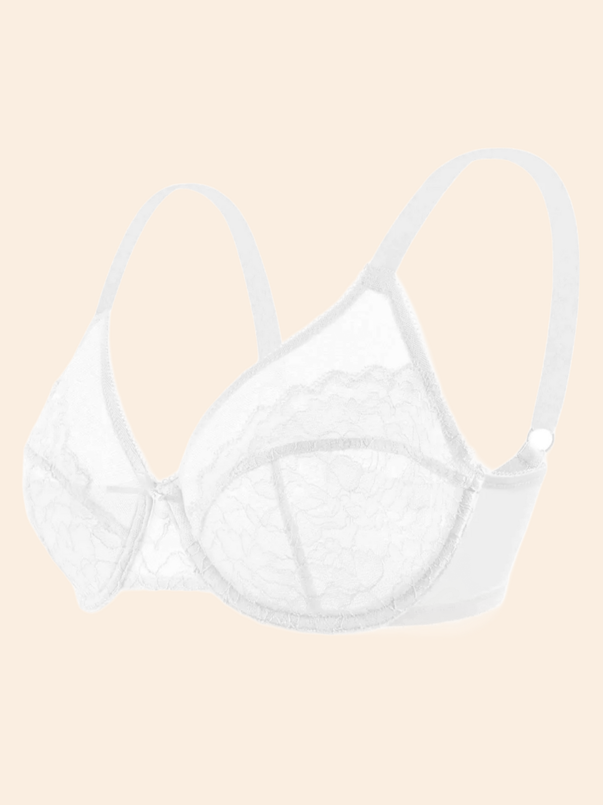 Enchante Unlined Non-padded Lace Underwire Bra
