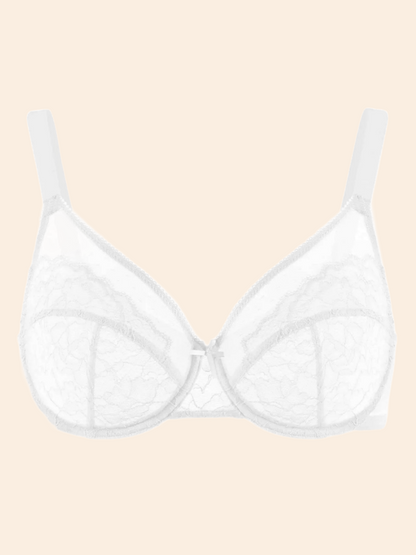 Enchante Unlined Non-padded Lace Underwire Bra