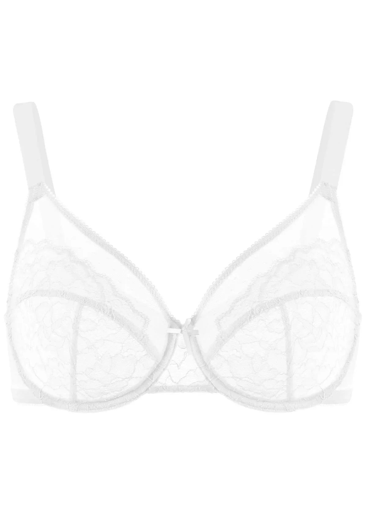 Enchante Unlined Non-padded Lace Underwire Bra