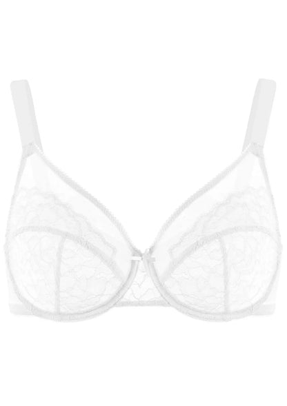Enchante Unlined Non-padded Lace Underwire Bra