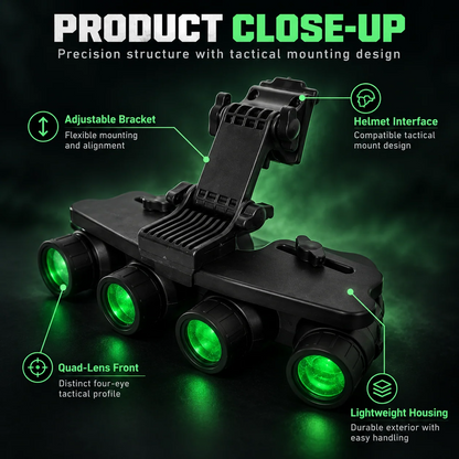 Outdoor Night Vision & Thermal Imaging Goggles – Dual-Lens & Quad-Lens