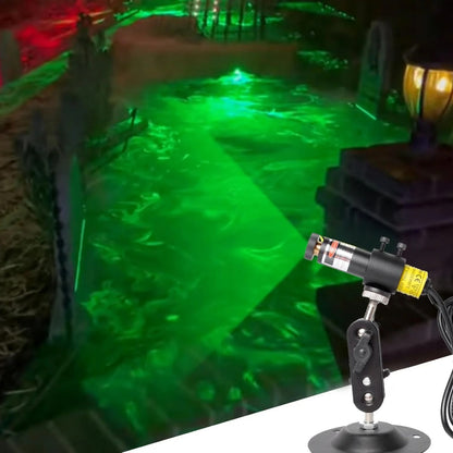 Halloween Laser Swamp Light – IP67 Waterproof 360° Adjustable Projector for Haunted Yard Decor