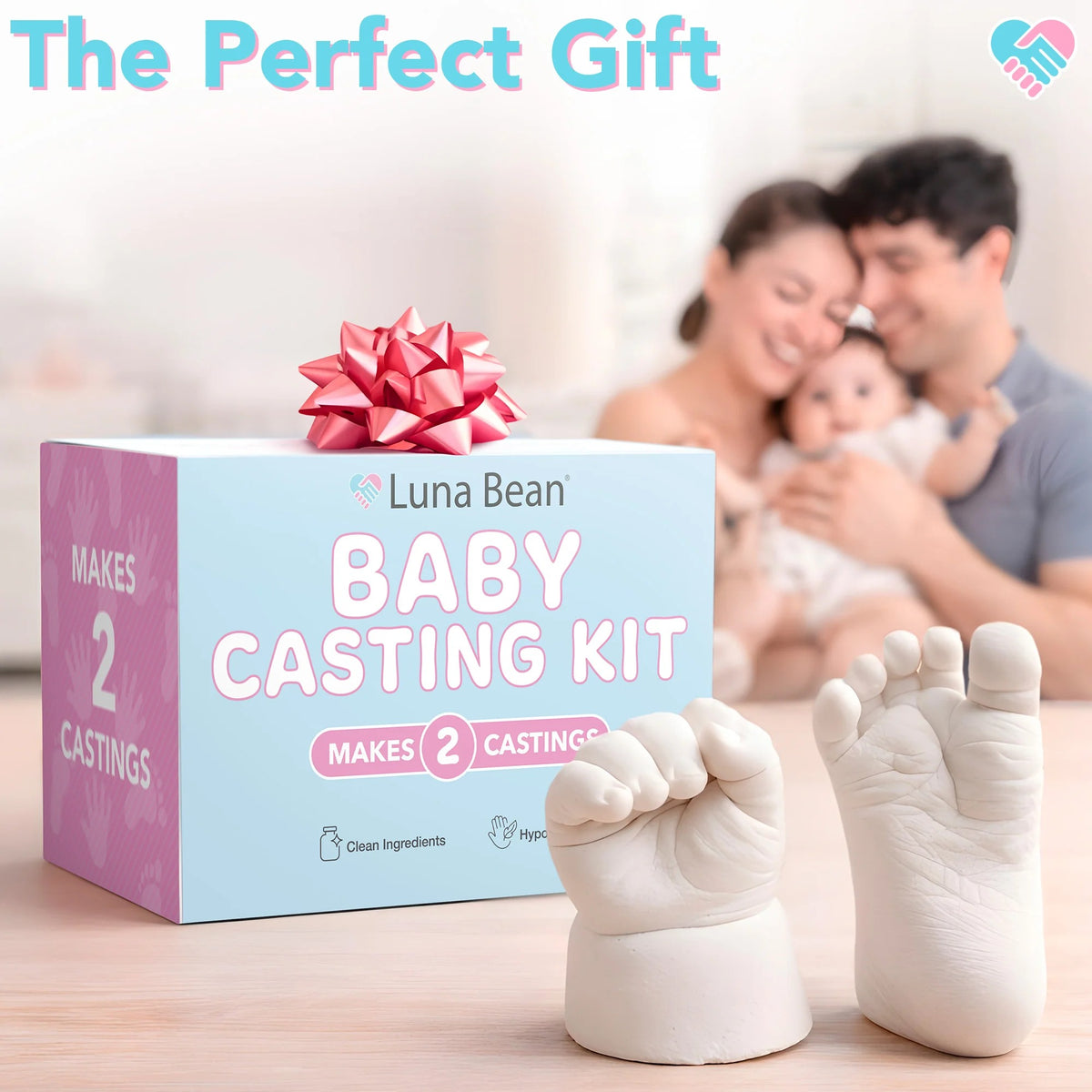 Baby Hand & Foot Casting Kit – Newborn Keepsake Gift