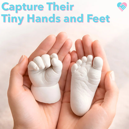 Baby Hand & Foot Casting Kit – Newborn Keepsake Gift