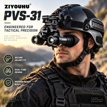Outdoor Night Vision & Thermal Imaging Goggles – Dual-Lens & Quad-Lens
