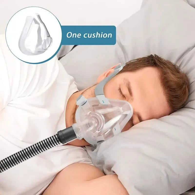 Premium Liquid Silicone Full Face Mask Replacement Cushion – Leakproof & Skin-Friendly Seal