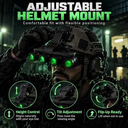 Outdoor Night Vision & Thermal Imaging Goggles – Dual-Lens & Quad-Lens