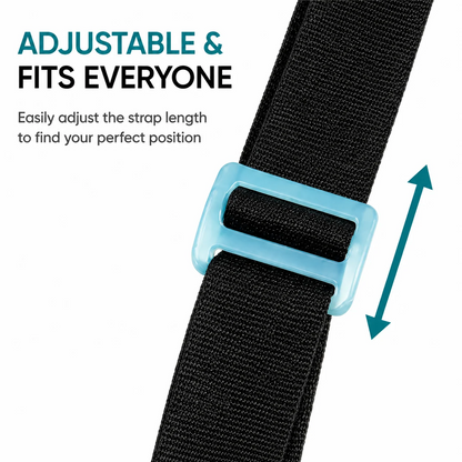 Adjustable Over-The-Door Neck Stretch Hammock with Pull Ring