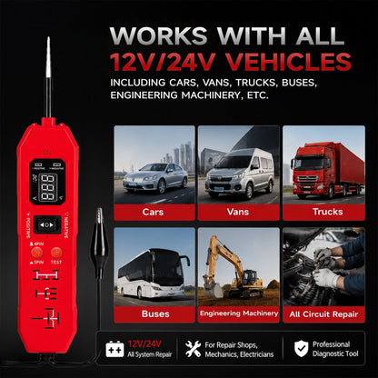 2-in-1 Automotive Circuit Tester & Relay Diagnostic Tool