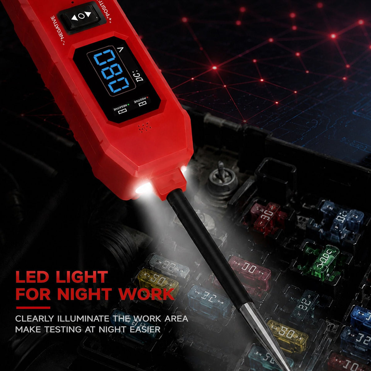 2-in-1 Automotive Circuit Tester & Relay Diagnostic Tool