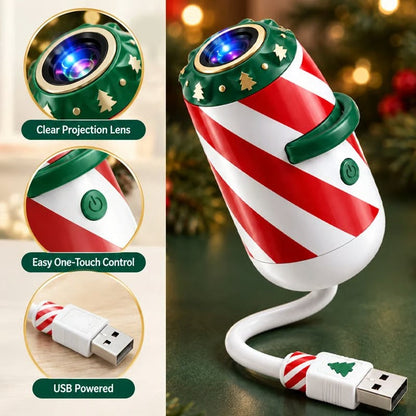 Christmas Car Projector Light – USB-Powered Festive Holiday Decor