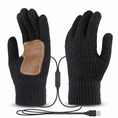 USB Heated Gloves – 3 Heat Levels, Portable Warmth for Skiing, Fishing & Hiking