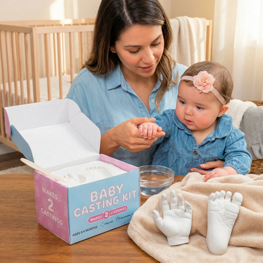 Baby Hand & Foot Casting Kit – Newborn Keepsake Gift