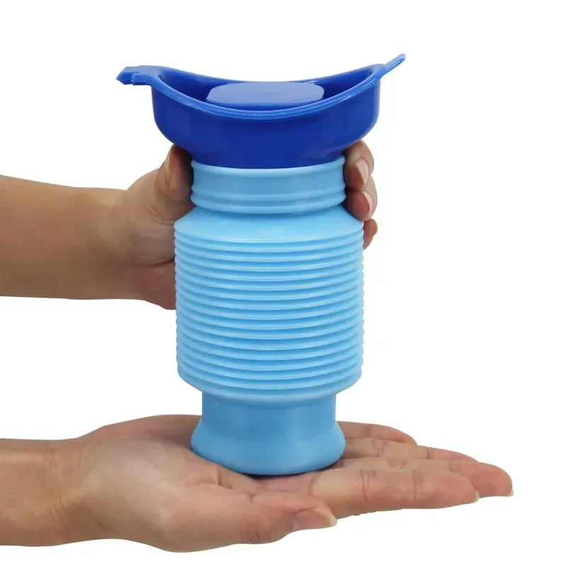 Portable Emergency Urinal – Leak-Proof, Collapsible & Spill-Proof for Travel
