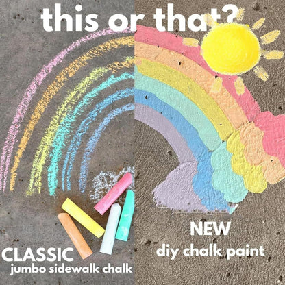 Sidewalk Chalk Paint Brush Set – 3-Pack Water Drawing Brushes, Washable & Easy Use