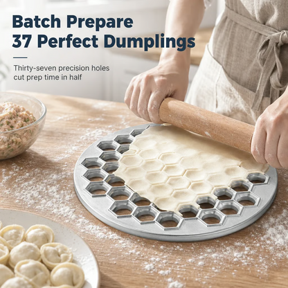 37-Hole Dumpling Mold – Quick Batch Making Tool