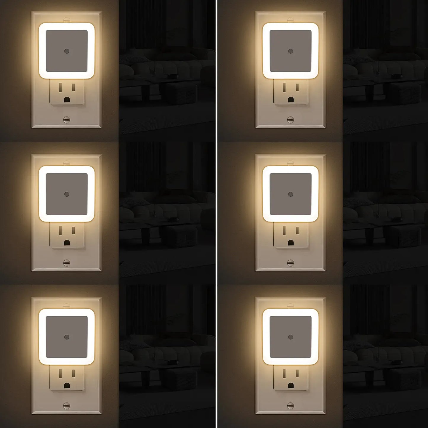 Plug-In Night Lights – Gentle LED Illumination for Home