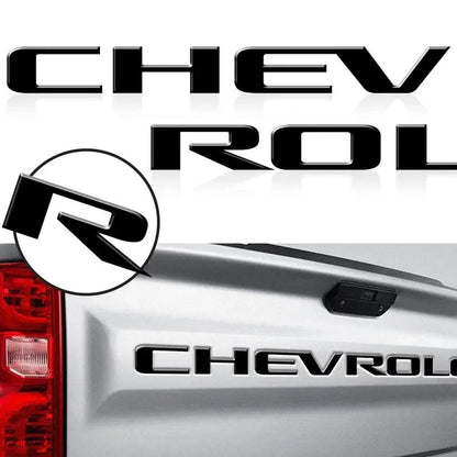 3D Raised Tailgate Letters – Premium ABS Overlay Trim Stickers