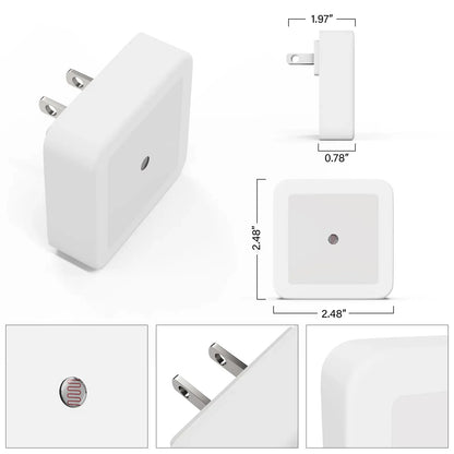 Plug-In Night Lights – Gentle LED Illumination for Home