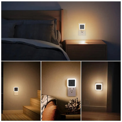 Plug-In Night Lights – Gentle LED Illumination for Home