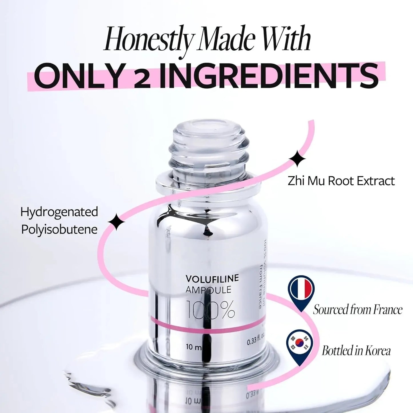 100% Volufiline Ampoule – Face & Body Plumping Booster from France