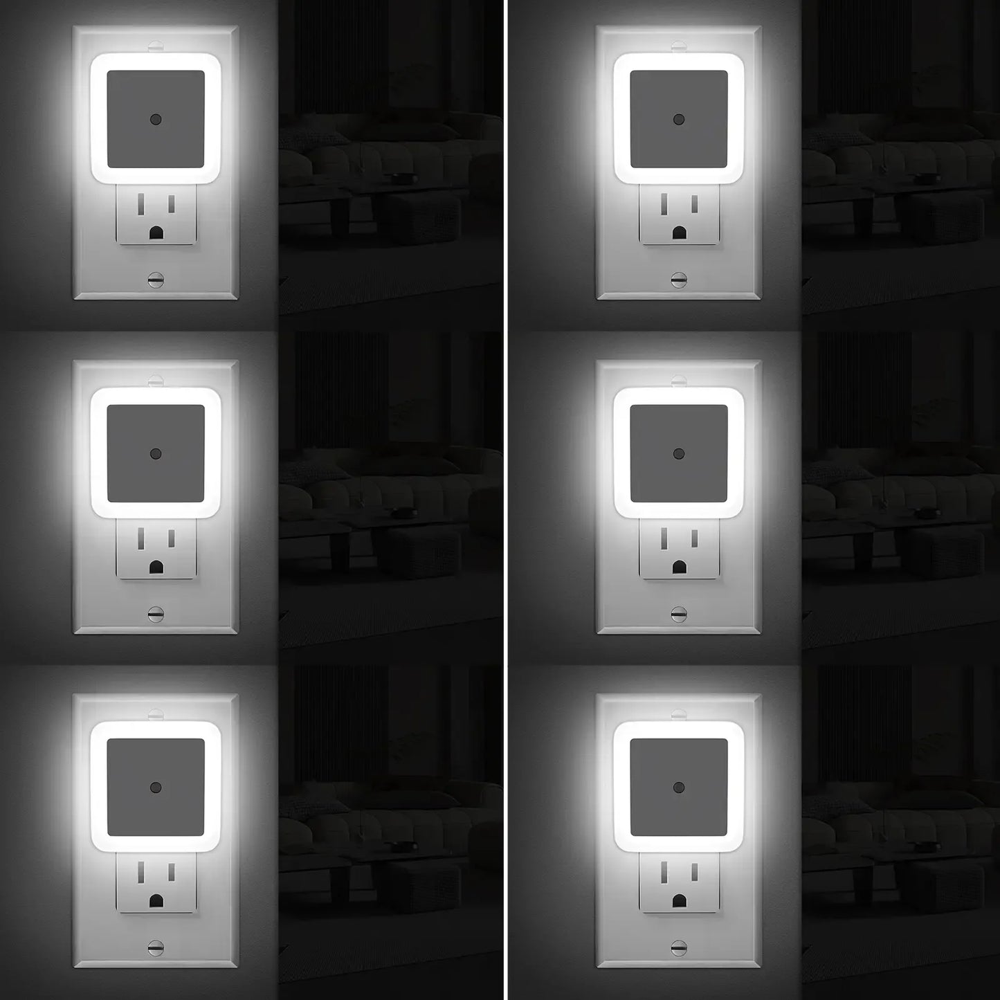 Plug-In Night Lights – Gentle LED Illumination for Home
