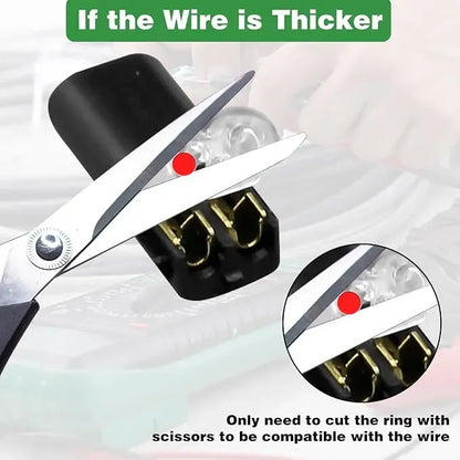 2-Pin Push-In Wire Connectors – Fast LED Strip Wiring